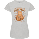 Anatomy of a Grizzly Bear Womens Petite Cut T-Shirt Sports Grey