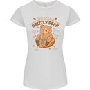 Anatomy of a Grizzly Bear Womens Petite Cut T-Shirt White
