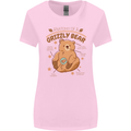 Anatomy of a Grizzly Bear Womens Wider Cut T-Shirt Light Pink