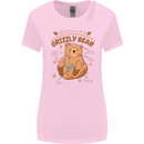Anatomy of a Grizzly Bear Womens Wider Cut T-Shirt Light Pink