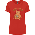 Anatomy of a Grizzly Bear Womens Wider Cut T-Shirt Red