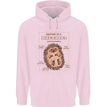 Anatomy of a Hedgehog Funny Childrens Kids Hoodie Light Pink