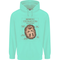 Anatomy of a Hedgehog Funny Childrens Kids Hoodie Peppermint