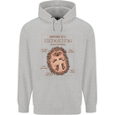 Anatomy of a Hedgehog Funny Childrens Kids Hoodie Sports Grey