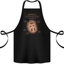 Anatomy of a Hedgehog Funny Cotton Apron 100% Organic Black
