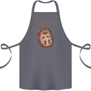Anatomy of a Hedgehog Funny Cotton Apron 100% Organic Steel