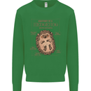 Anatomy of a Hedgehog Funny Kids Sweatshirt Jumper Irish Green