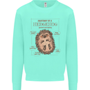 Anatomy of a Hedgehog Funny Kids Sweatshirt Jumper Peppermint