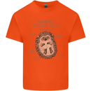 Anatomy of a Hedgehog Funny Kids T-Shirt Childrens Orange