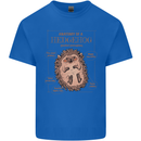 Anatomy of a Hedgehog Funny Kids T-Shirt Childrens Royal Blue