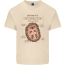 Anatomy of a Hedgehog Funny Mens Cotton T-Shirt Tee Top Natural