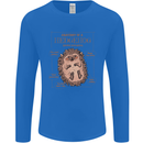 Anatomy of a Hedgehog Funny Mens Long Sleeve T-Shirt Royal Blue