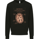 Anatomy of a Hedgehog Funny Mens Sweatshirt Jumper Black