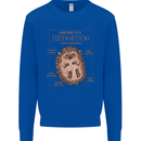 Anatomy of a Hedgehog Funny Mens Sweatshirt Jumper Royal Blue