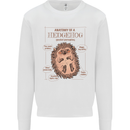 Anatomy of a Hedgehog Funny Mens Sweatshirt Jumper White