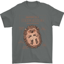 Anatomy of a Hedgehog Funny Mens T-Shirt 100% Cotton Charcoal