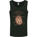 Anatomy of a Hedgehog Funny Mens Vest Tank Top Black