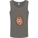 Anatomy of a Hedgehog Funny Mens Vest Tank Top Charcoal