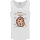 Anatomy of a Hedgehog Funny Mens Vest Tank Top White