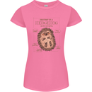 Anatomy of a Hedgehog Funny Womens Petite Cut T-Shirt Azalea