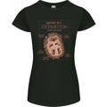 Anatomy of a Hedgehog Funny Womens Petite Cut T-Shirt Black