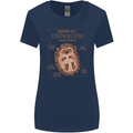 Anatomy of a Hedgehog Funny Womens Wider Cut T-Shirt Navy Blue