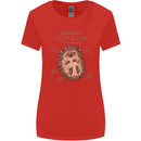 Anatomy of a Hedgehog Funny Womens Wider Cut T-Shirt Red