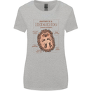 Anatomy of a Hedgehog Funny Womens Wider Cut T-Shirt Sports Grey