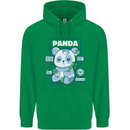 Anatomy of a Panda Bear Funny Childrens Kids Hoodie Irish Green