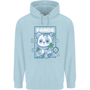 Anatomy of a Panda Bear Funny Childrens Kids Hoodie Light Blue