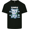 Anatomy of a Panda Bear Funny Kids T-Shirt Childrens Black