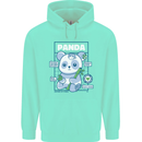Anatomy of a Panda Bear Funny Mens 80% Cotton Hoodie Peppermint