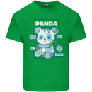 Anatomy of a Panda Bear Funny Mens Cotton T-Shirt Tee Top Irish Green