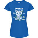 Anatomy of a Panda Bear Funny Womens Petite Cut T-Shirt Royal Blue
