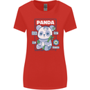 Anatomy of a Panda Bear Funny Womens Wider Cut T-Shirt Red