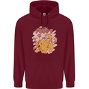 Anatomy of a Puppy Dog Childrens Kids Hoodie Maroon