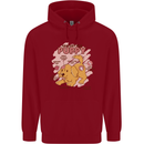 Anatomy of a Puppy Dog Childrens Kids Hoodie Red