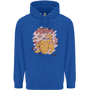 Anatomy of a Puppy Dog Childrens Kids Hoodie Royal Blue