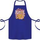 Anatomy of a Puppy Dog Cotton Apron 100% Organic Royal Blue
