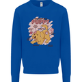 Anatomy of a Puppy Dog Kids Sweatshirt Jumper Royal Blue