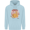 Anatomy of a Puppy Dog Mens 80% Cotton Hoodie Light Blue