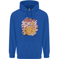 Anatomy of a Puppy Dog Mens 80% Cotton Hoodie Royal Blue