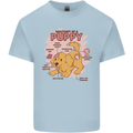 Anatomy of a Puppy Dog Mens Cotton T-Shirt Tee Top Light Blue