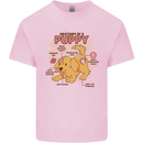 Anatomy of a Puppy Dog Mens Cotton T-Shirt Tee Top Light Pink
