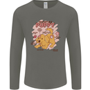 Anatomy of a Puppy Dog Mens Long Sleeve T-Shirt Charcoal