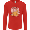 Anatomy of a Puppy Dog Mens Long Sleeve T-Shirt Red