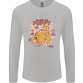 Anatomy of a Puppy Dog Mens Long Sleeve T-Shirt Sports Grey