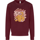 Anatomy of a Puppy Dog Mens Sweatshirt Jumper Maroon