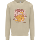 Anatomy of a Puppy Dog Mens Sweatshirt Jumper Sand