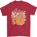 Anatomy of a Puppy Dog Mens T-Shirt 100% Cotton Red